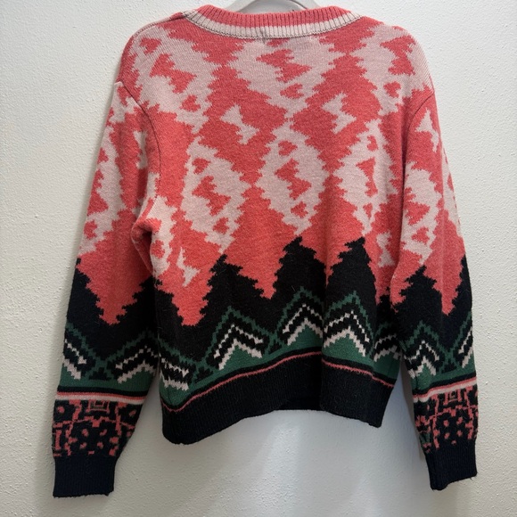 Anthropologie Aldomartins Nieves Geometric Sweater Size 4 - Picture 8 of 12